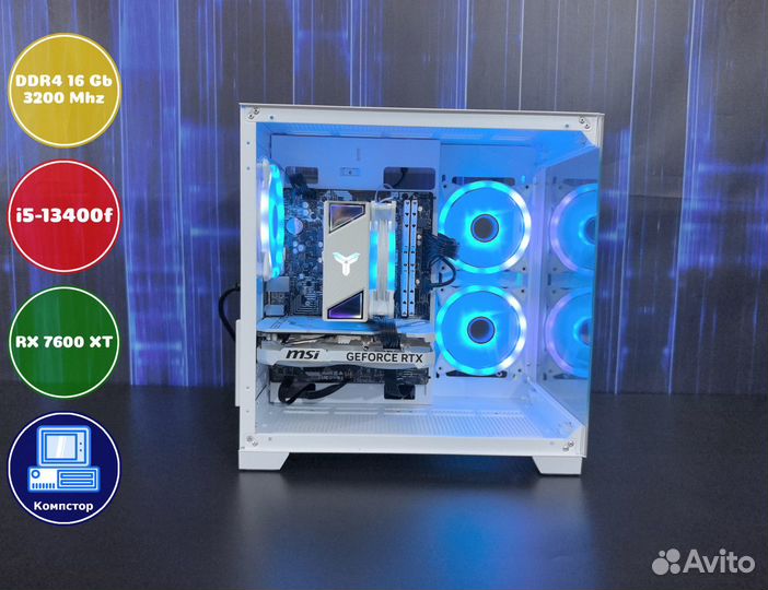 Мощный компьютер i5-RX7600XT-16DDR4-CSU5704396-B760