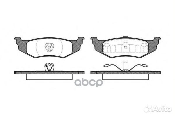 Колодки торм. дисковые 248200 Road house