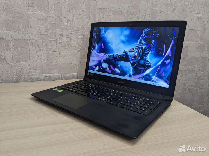 Игровой ноутбук acer сore i5-7200/8gb/ssd240/mx130