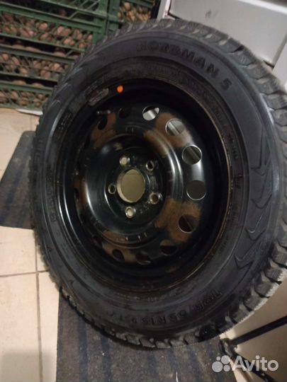 Колеса в сборе r15 зимние nokian нордман 5