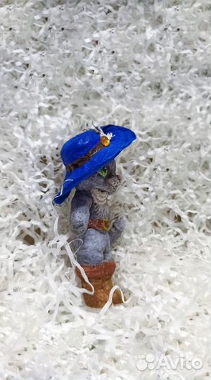 Кот в сапогах ватная игрушка