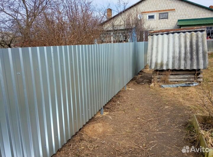 Забор из профнастила