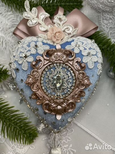 Новогодние елочные игрушки ручной работы