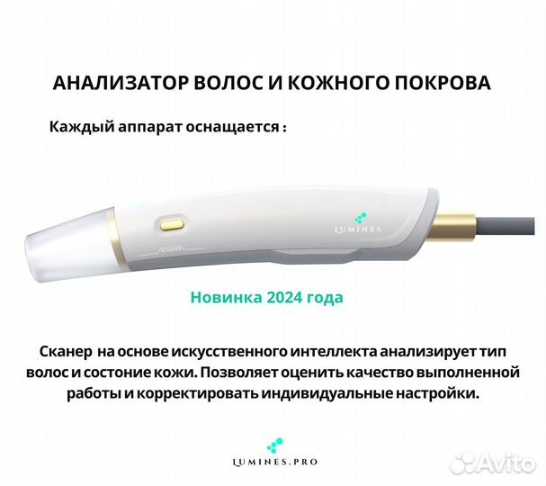 Аппарат для эпиляции Люминес’ Max Plus 2000W