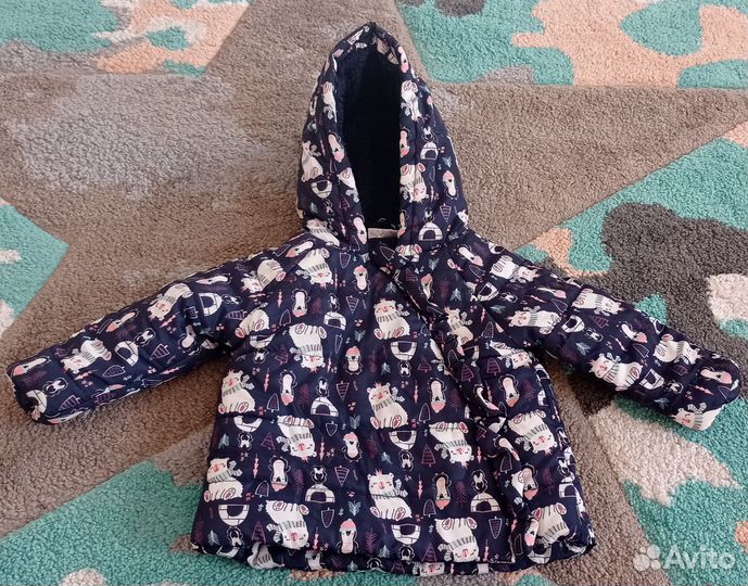Куртка детская демисезонная для девочки 80 размер