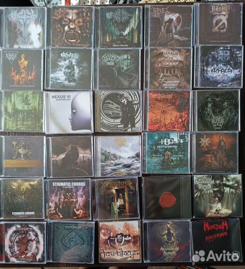 CD диски русский metal, black, death, doom