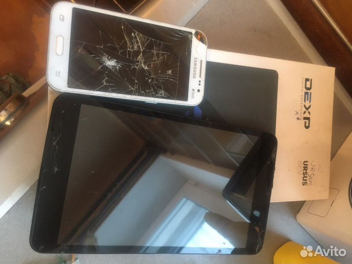 Телефоны и планшет на запчасти