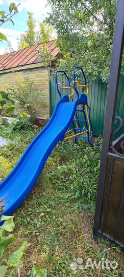 Детская горка пластиковая уличная бу