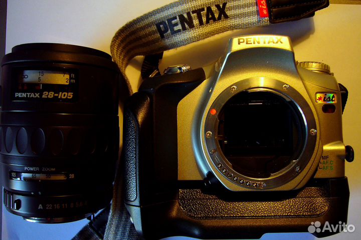 Pentax ist с объективом 28-105, Зенит с обективами
