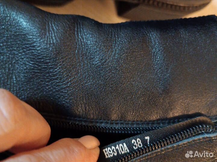 Полусапоги женские зимние 38 черные
