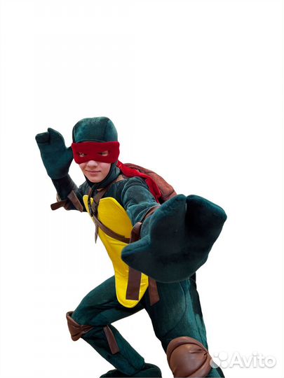 Костюм Черепашка Ниндзя для аниматора 4 в 1