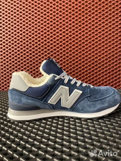 Зимние кроссовки New Balance 574 с мехом