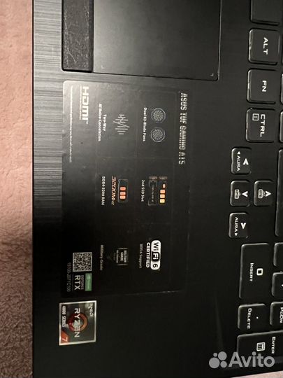 Игровой ноутбук asus tuf gaming А15