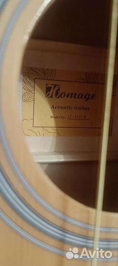 Гитара Homage Акустическая новая