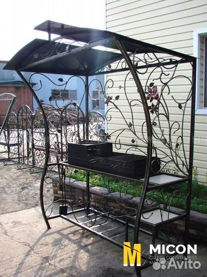 Мангал С печкой под казан