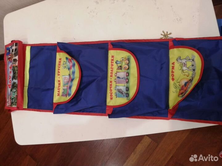 Кармашки на шкафчик в детский сад именной