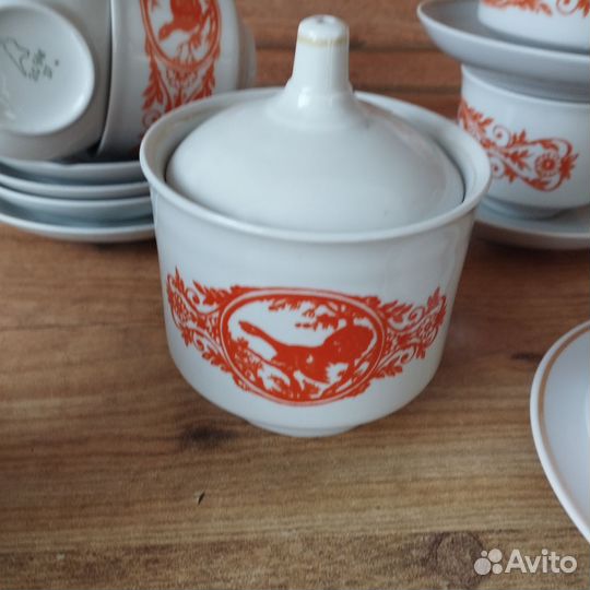 Сервиз чайный Глухарь Дулёво