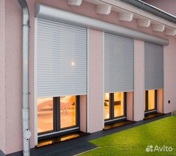 Рольставни на двери