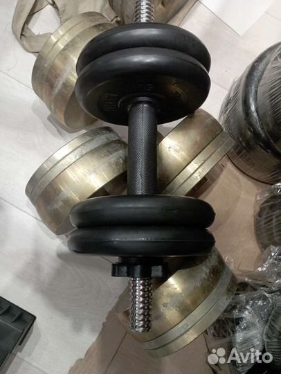 Гантели, штанги, блины, грифы, скамьи