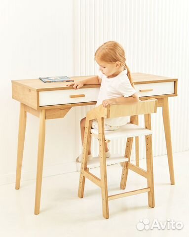 Детский растущий стул ортопедический. В стиле Икеа