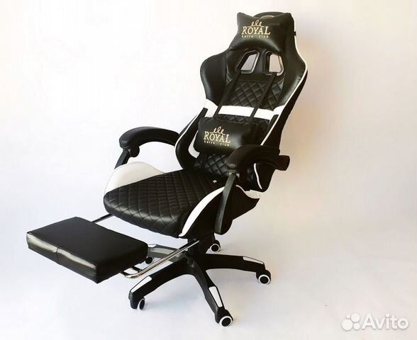 Компьютерное кресло с подножкой Royal