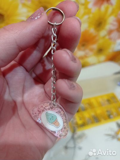 Брелок, подвеска, серьги