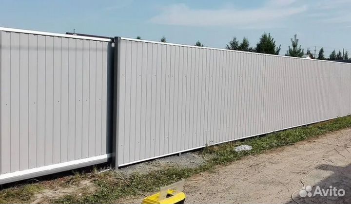 Забор металлический качественно под ключ