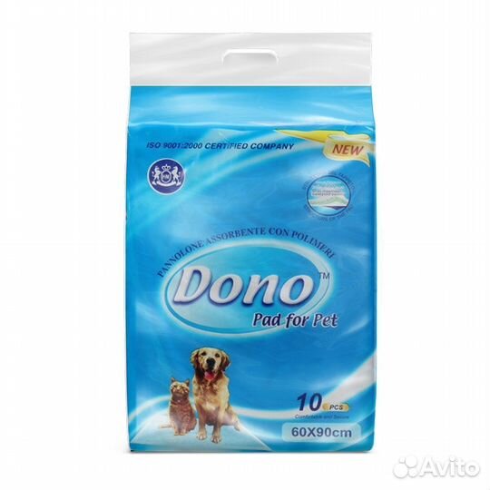 Пелёнки гелевые dono PET PAD с феромонами размер 6