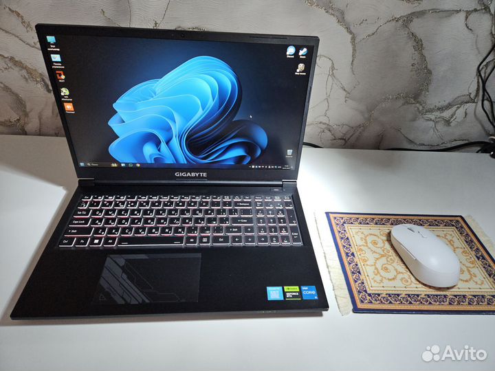 На гарантии Gigabyte i5-12500H/RTX4060/16Gb/SSD512