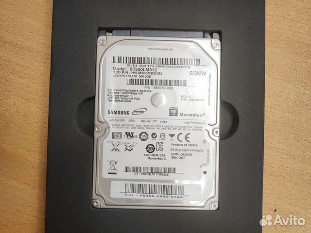 Жесткий диск для ноутбука 500гб