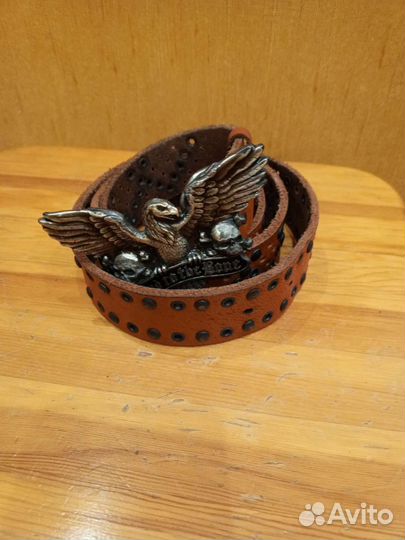 Мужской кожаный ремень Harley Davidson