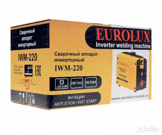 Сварочный аппарат eurolux 220