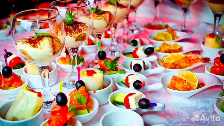 Фуршет на др вкусно, пунктуально, меню, доставка