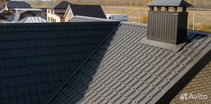 Вальмовая металлочерепица