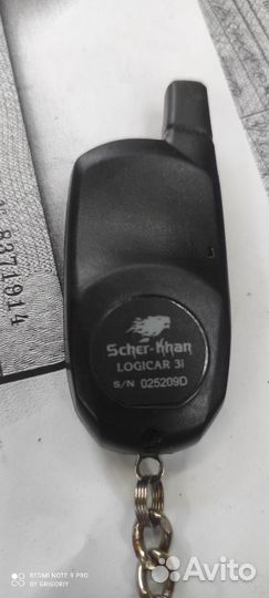Брелок автосигнализации scher khan logicar 3i