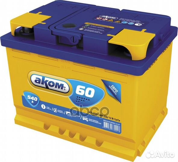 Аккумуляторная батарея 4607034730543 аком