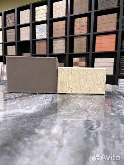 Кирпич облицовочный коричневый рустик Керма