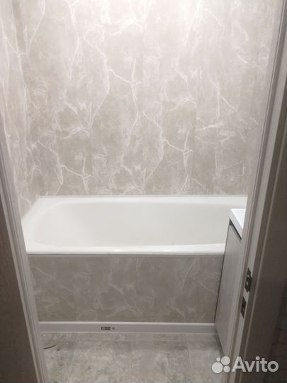 Ремонт ванны туалета пвх панелями