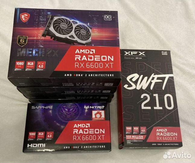 Новые rx6600xt
