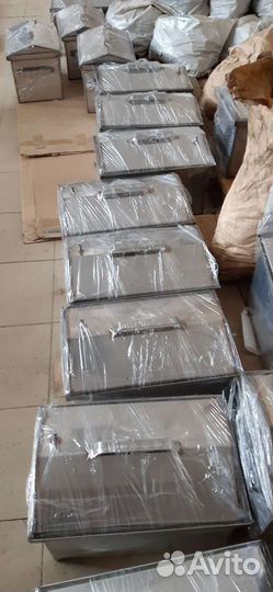 Коптилки 400х250х250 домик 3мм днище