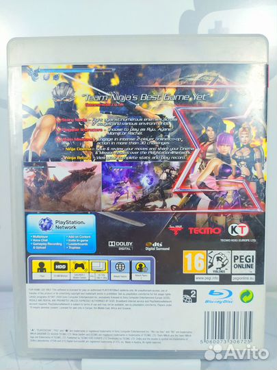 Диск для PS3 Ninja Gaiden Sigma 2 б/у с гарантией