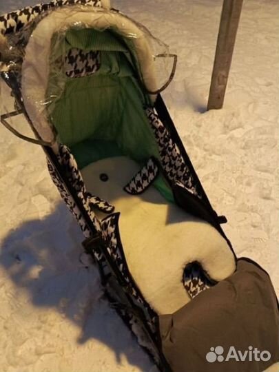 Детские санки коляска бу