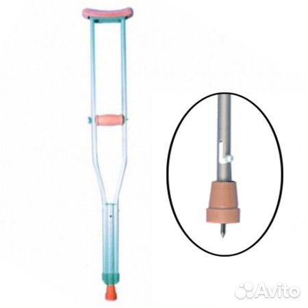 Костыли подмышечные, подлокотные новые