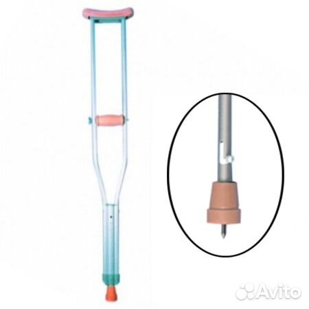 Костыли подмышечные, подлокотные новые