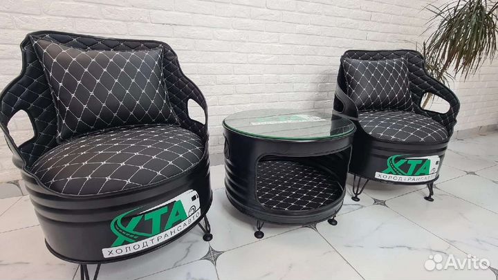 Кресла из бочек. Лофт мебель