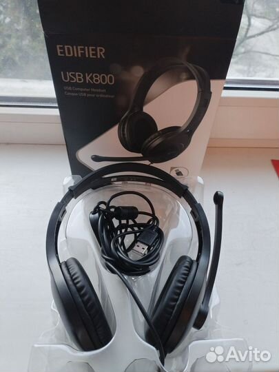 Наушники с микрофоном Edifier USB K800