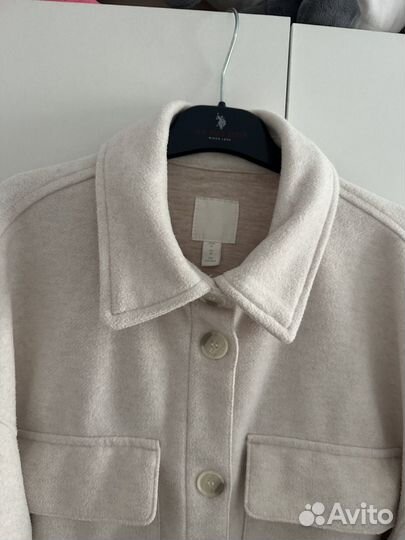 Теплая рубашка женская hm