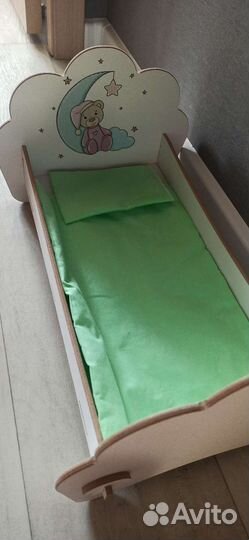 Кроватка для кукол новая
