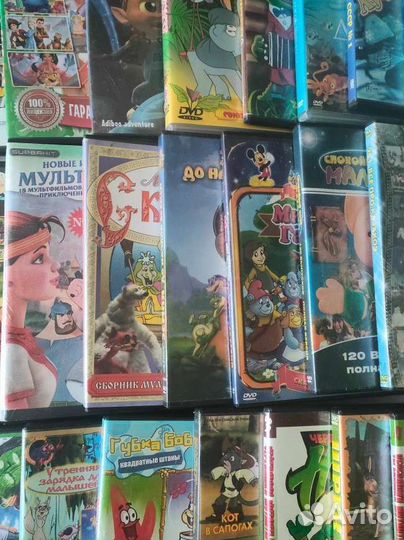 Dvd диски мультфильмы 40 шт