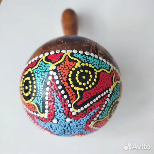 Маракас кокос ручная роспись